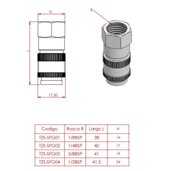 Producto: TZS-SF-G01