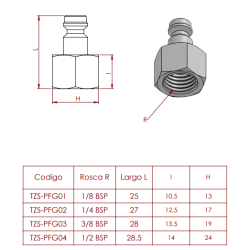 Producto: TZS-PF-G04