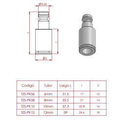 Producto: TZS-PK-08