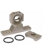 Soportes y uniones entre equipos modulares